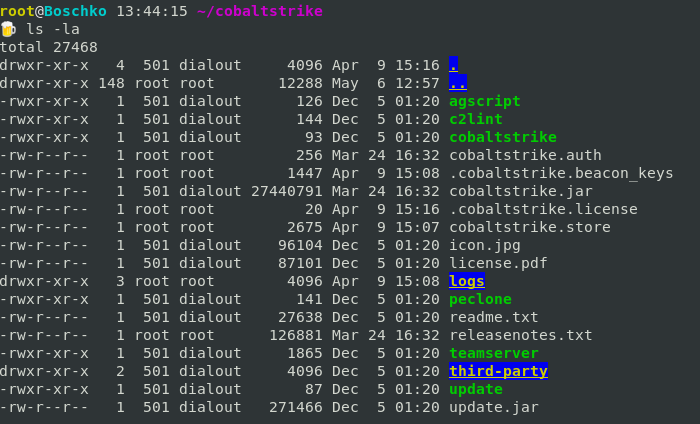 log4j cobalt strike